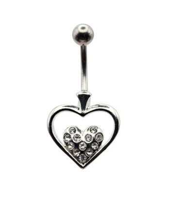 Fashion Jeweled Heart Banana