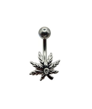 Fashion Banana-Jeweled Pot Leaf