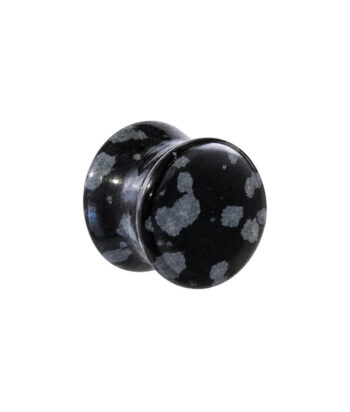 Snowflake Obsidian Plug – Stone