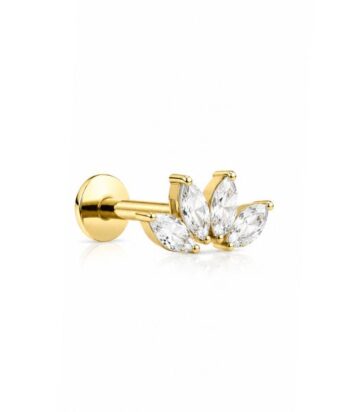 Titanium Golden Flutter Labret