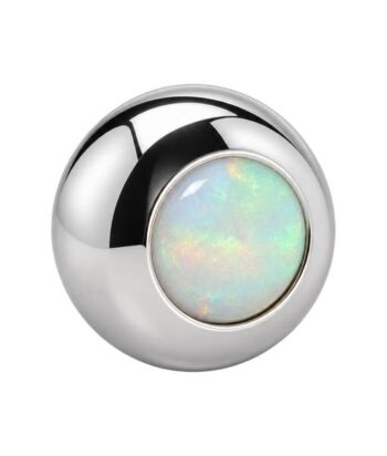 White Opal Jewelled Ball