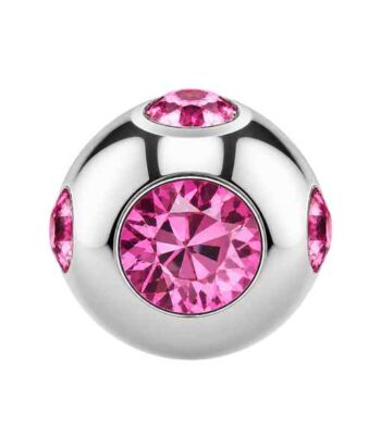 Rose Tiffany Jewelled Ball