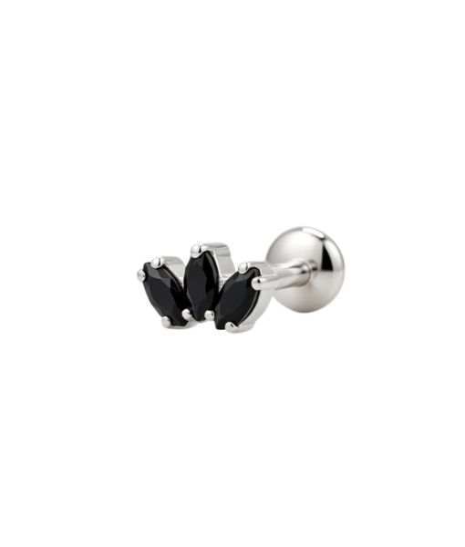 Titanium Triple Jet Stone Labret