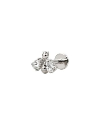 Titanium CZ Queen Bee Labret