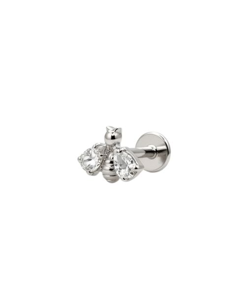 Titanium CZ Queen Bee Labret