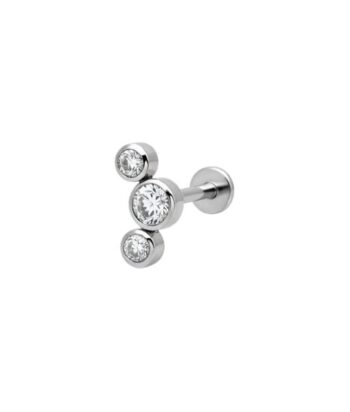Titanium Bezel Trio Labret