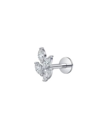 Titanium CZ Petal Cluster Labret
