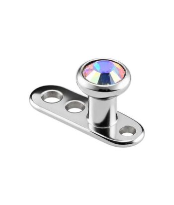 Dermal With Jewelled Disc