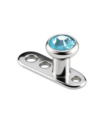 Dermal With Jewelled Disc