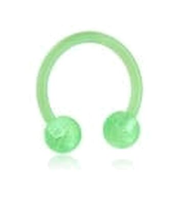 Pink Flexible Circular Barbell