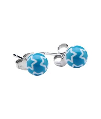Print Ball Ear Studs (By Pair) 18