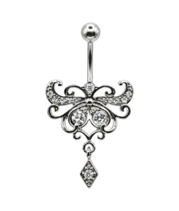 Fashion Banana-Jewelled Heart/Charm